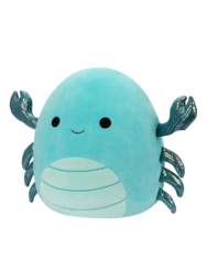 Squishmallows Carpio lo scorpione blu-verde, 40 cm