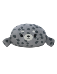 Squishmallows Stackables Odile la foca maculata grigia, 30 cm