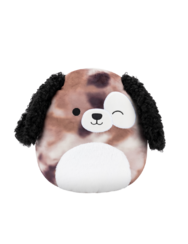 SQUISHMALLOWS Zerdan, a barna márványos kutya, 30 cm