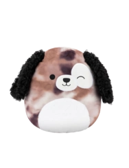 SQUISHMALLOWS Zerdan hnedý mramorový pes, 30 cm