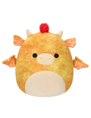SQUISHMALLOWS Zlatý drak Dieric, 40 cm