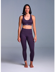 Leggings da palestra Momenti viola scuro