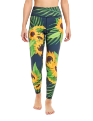 Veselé legíny na cvičenie Slnečnica a listy