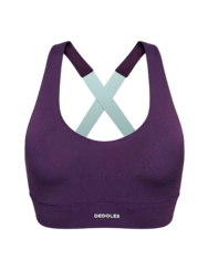 Športový top Tmavofialový moment