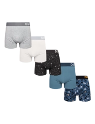 Sada 5 pánských boxerek - V oblacích
