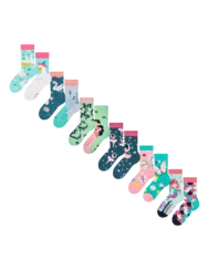 Sada 6 párů dívčích ponožek – Pohádkový svět