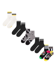 Комплект от 5 чифта дълги чорапи – Ретро