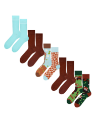 Комплект от 5 чифта чорапи – Диви стъпки