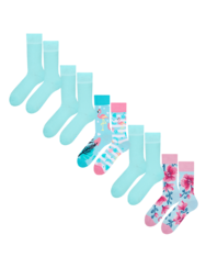 Комплект от 5 чифта чорапи – Пастелно настроение