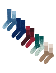 Lot de 5 chaussettes chaudes – Mélange de couleurs