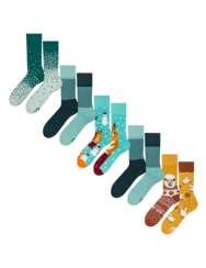 Lot de 5 chaussettes chaudes – Mouton et écureuil