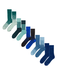 Комплект от 5 чифта топли чорапи – Ледени тонове