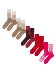 Комплект от 5 чифта топли чорапи – Топли тонове