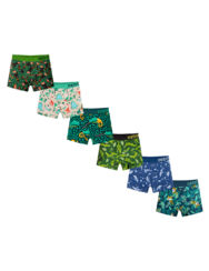 Комплект от 6 броя боксерки за момчета – Животни