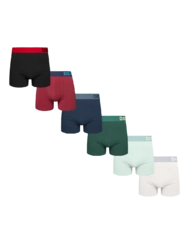 Sada 6 pánských boxerek - Barevný mix