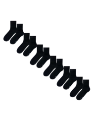 Sada 6 párů Anti-Stress ponožek – Černá