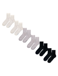 Комплект от 6 чифта антистрес чорапи – Неутрални тонове