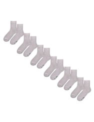 Sada 6 párů Anti-Stress ponožek – Světle šedá