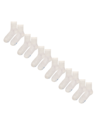 Комплект от 6 чифта антистрес чорапи – Мръсно бели