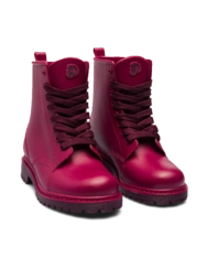 Bordové dámske gumáky