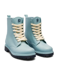 Ocelově modré dámské gumáky