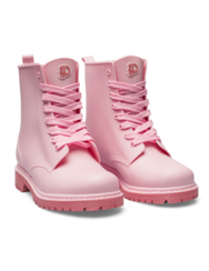 Пастелнорозови дамски ботуши за дъжд