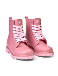 Púderrózsaszín női gumicsizma