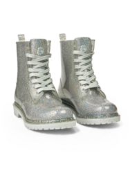 Illatos szivárványos glitteres női gumicsizma