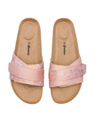 Dámské korkové pantofle Béžová mandala