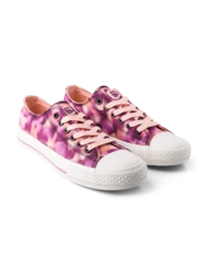 Veselé plátenné tenisky Ružová kamufláž