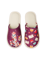 Vidám házi papucs A könyvek varázsa