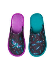 Veselé papuče Vážky v noci