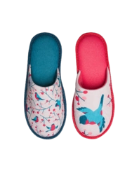 Veselé papuče Vtáčiky v jarabine