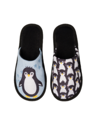 Vidám házi papucs Téli pingvin
