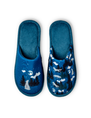 Pantofole Buonumore Lupo e luna