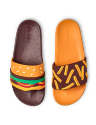 Ciabatte Buonumore Hamburger e patatine fritte