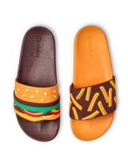 Sandales rigolotes Burger et frites Sandales rigolotes Burger et frites