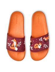Sandales rigolotes Renard et feuilles Sandales rigolotes Renard et feuilles