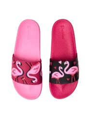 Sandales rigolotes Cœurs et Flamants roses Sandales rigolotes Cœurs et Flamants roses