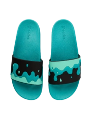 Veselé šľapky Tyrkysové kvapky