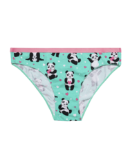 Women's Briefs Panda & Hearts