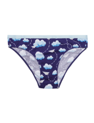 Весели дамски бикини Хартиени самолети и облаци