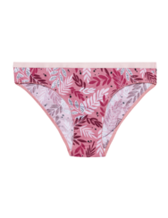 Women's Briefs Pink Leaves