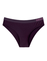 Slivovo vijolične ženske hlačke iz modala