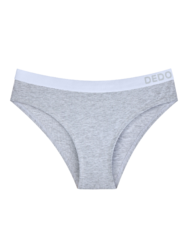 Svetlo sive melanž ženske hlačke iz modala