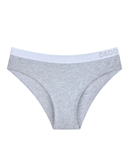 Svetlo sive melanž ženske hlačke iz modala