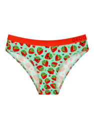 Весели дамски бикини от модал Пикселирани ягоди