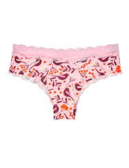 Női csipkés bugyi Madarak és bogyók