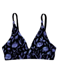 Bezešvá braletka Půlnoční mák