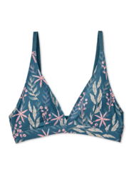 Bezszwowa braletka z trójkątnymi miseczkami Łąka i trawa